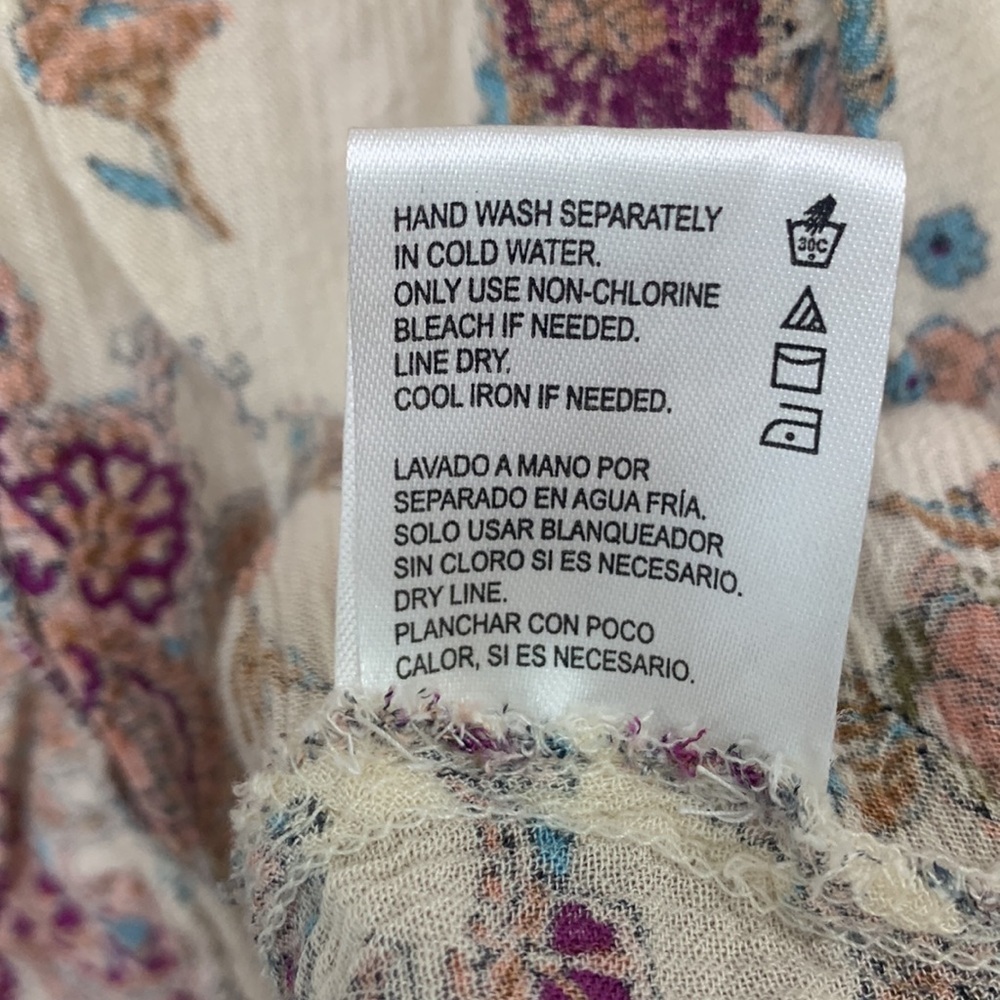 Altar’d State Boho Country Kimono‎ CoverUp Multi Color Size L - Picture 10 of 11